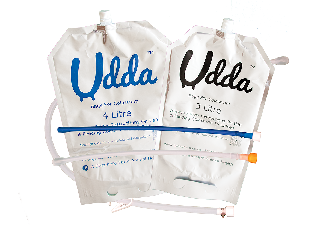 UDDA Colostrum Bags. 50 bags x 3 litre size